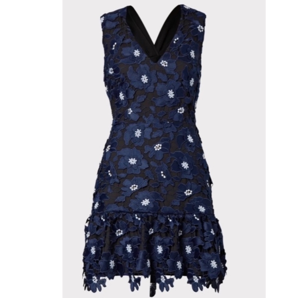 Milly Ania 3D Poppy Lace Dress sz 4